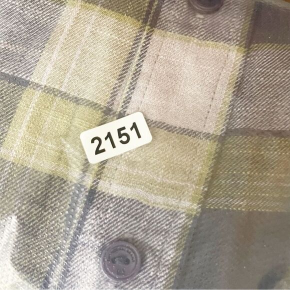 The Normal Brand Men’s Skipper Plaid Long Sleeve Button Up Size M - Picture 6 of 6